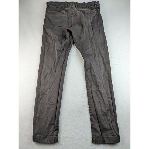 Mens J Crew Stretch Chino Pants Size 30x32 Brown Cotton Blend Pockets - Picture 2 of 11